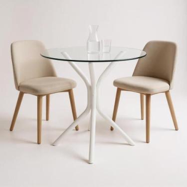 Imagem de Base De Mesa Servilha Redonda Quadrada 4 Apoio Vidro Granito Mármore B