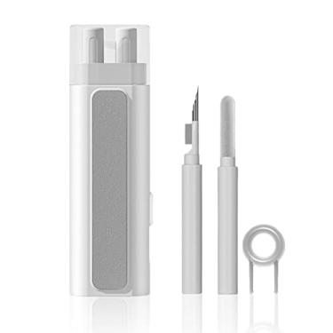Imagem de Kit de limpeza de fone de ouvido | Ferramenta de limpeza de teclado de computador | Ferramenta de limpeza eletrônica multiferramenta para laptop, monitor de PC, teclado, tela do telefone, câmera sn