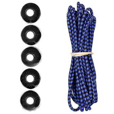 Imagem de Kits de cordas de choque Paracord Planet Ball – 3 m de cabo de choque de 0,6 cm – para acampamento, eventos, tendas, caminhadas, lonas e uso externo (ruiser)