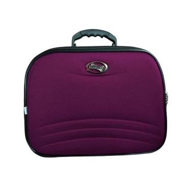 Imagem de Frasqueira Necessaire Mala De Mão Manicure Cabelereira Vinho