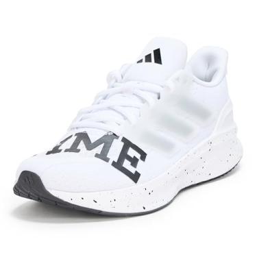 Imagem de adidas Tênis de corrida unissex infantil Ultrarun 5 Overtime, Branco/Prata metálica/Preto, 7 Big Kid