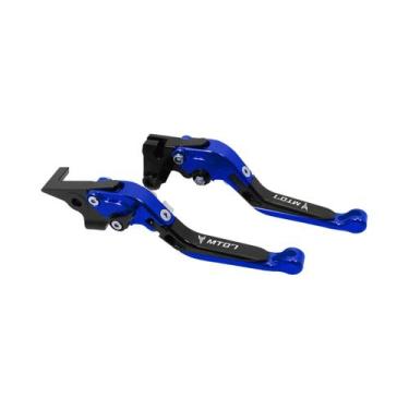 Imagem de Manetes De Freio E Embreagem CNC Ajustáveis E Dobráveis Para Motocicle