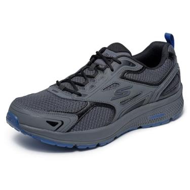 Imagem de Skechers Tênis masculino Go Run Consistent-Performance para corrida e caminhada, Carvão/Azul, 10