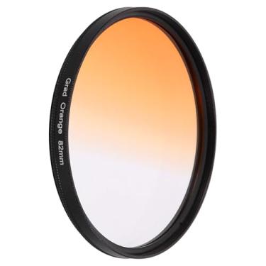 Imagem de PATIKIL Filtro de lente de 82 mm, filtros de cor graduados, resina óptica de arranhões, acessórios de correção de cor para lente de fotografia de câmera, laranja