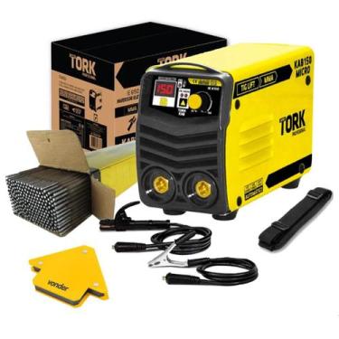 Imagem de Maquina Solda Inversora KAB150 Micro Ie-6150 Super Tork + Esquadro + E