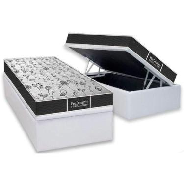 Imagem de Cama Box Baú Solteiro: Colchão Molas Probel Prolastic ProDormir Sleep 