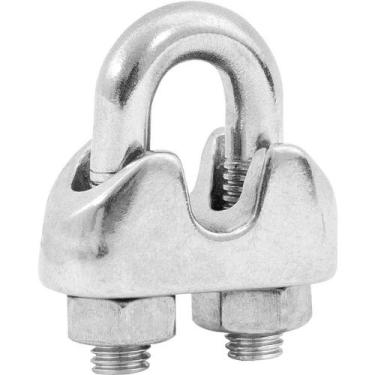 Imagem de Clips Para Cabo De Aço Vonder 3/16" - 4,76 Mm Aço Inox 304 Resistência
