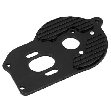 Imagem de Suporte de fixação de motor RC para dissipador de calor, metal durável, fácil de instalar, resistente ao desgaste, suporte de fixação do motor de liga de alumínio para caminhão 1/18 para Losi Mini-T 2.0 2WD (preto)