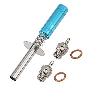 Imagem de ShareGoo 2 peças N3 Hot Spark Glow Plugs No. 3 e RC Igniter Motor Starter para Traxxas HPI Redcat HSP 1/8 1/10 RC Nitro Truck Buggy