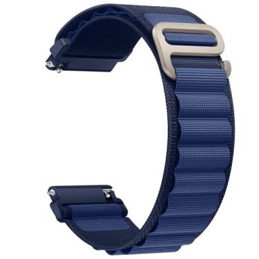 Imagem de Pulseira de nylon compatível com Samsung Galaxy Watch 6 5 Pro 4 3/Watch 4 6 Classic/Active/Gear S2 S3 Frontier, pulseira esportiva de 20 mm, 22 mm, para Galaxy Watch de 47 mm, 43 mm, 45 mm, 40 mm, 44