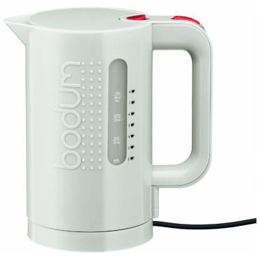 Imagem de Chaleira Elétrica 1L com Desligamento Automático, 1100W, Branca, 110v, BODUM 11452 913US, Branco