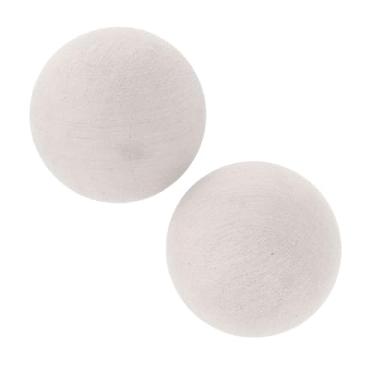 Imagem de menolana 2 bolas de pebolim redondas de 1,42 polegadas para substituição em mesa de futebol para sala de recreação doméstica, brinquedos para adultos e, Branco