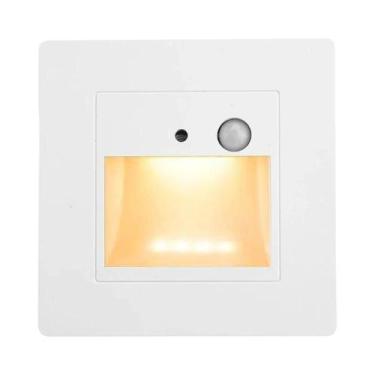 Imagem de Luz De Escada LED Com Sensor De Movimento PIR, Lâmpada Recessada Para 