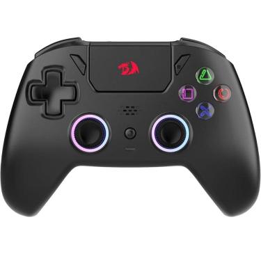 Imagem de Controle Gamer Darkflame G820, Preto, Analógicos e Gatilhos Hall Effect com LEDs, REDRAGON