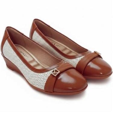 Imagem de Sapato Anabela Confortável Piccadilly Maxi Ativa Circulação-Feminino