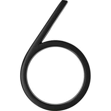 Imagem de Distinctions 844716 Preto Atualizado 12,7 cm Casa Flutuante Número 6, Modelo Antigo