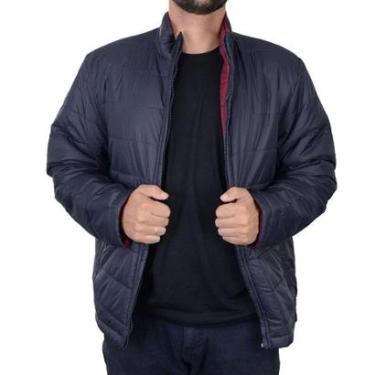 Imagem de Jaqueta Masculina Broken Rules Dupla Face Cinza e Vinho - 560107-Masculino