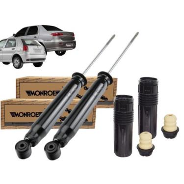 Imagem de Par amortecedor traseiro palio 96 a 16 com batentes - MONROE, Esquerdo
