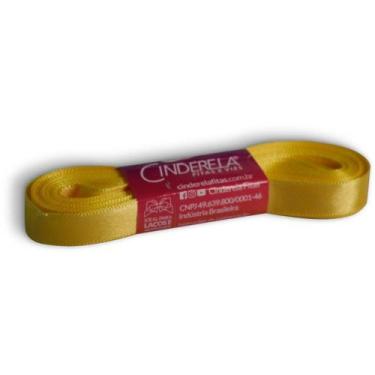 Imagem de Fita de Cetim 10MM 10M Amarelo Canário - Fitas Cinderela