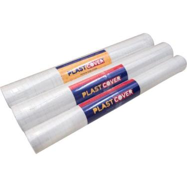Imagem de Plástico Adesivo Transparente Plastcover 45CM X 10M