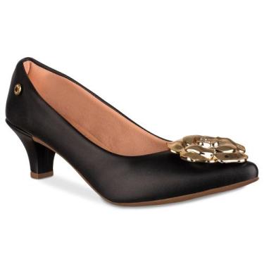 Imagem de Scarpin Feminino Salto Baixo Fino Sapato Boneca Salto Alto Mary Jane L