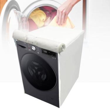 Imagem de Capa para lava e seca lg 14kg vc2 vc4 impermeável - Clean Capas, Branc
