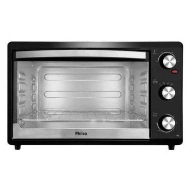 Imagem de Forno Elétrico Philco PFE44P Dupla Resistência 44L, Preto, 110V
