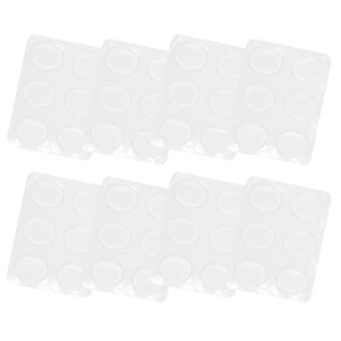 Imagem de CashBeat Amortecedores de tambor de 48 peças, almofadas de gel de silicone transparente, silenciadores de tambor macio mudo para pratos de bateria de tarola, kit de amortecimento de controle de tom