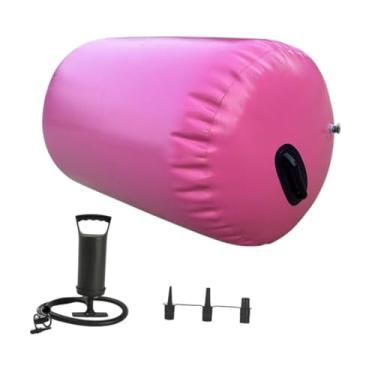 Imagem de YIJU Rolo de ar para ginástica, equipamento de treinamento, tapete de ioga para mola traseira, rolo inflável de queda para costas, 0.6m X 0.8m