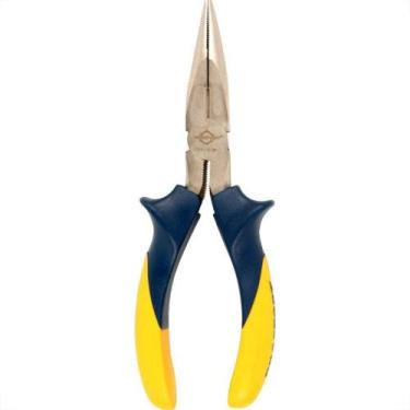 Imagem de Alicate Bico 1/2 Cana Brasfort Niquelado 6'' 8792