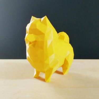 Imagem de Spitz Alemão / Lulu Da Pomerania - 15 Cm Altura , Decoração - Toque 3D