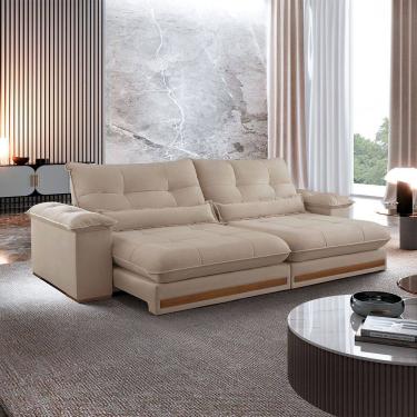 Imagem de Sofá Dubai Linho 02 Módulos de 80 cm B25 cm Meu Sofá Online