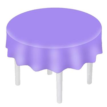 Imagem de Toalha de Mesa de TNT Redonda - 3 uni cor LILAS 1,35 Diâmetro