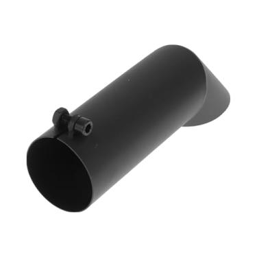 Imagem de Motoforti 6.3 cm ID Inlet Turn Down Exhaust Tip T304 Aço Inoxidável Superfície Jateamento Mandril Curva Tubo de Cotovelo 23.1 cm Comprimento Total Adequado para Tubos de Escape OD de 6.3 cm