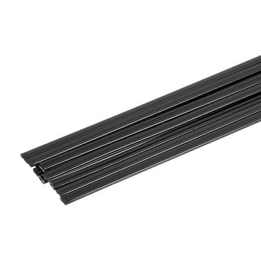 Imagem de HARFINGTON 1 conjunto (10 peças) hastes de solda de plástico 50,8 cm tiras de solda PP hastes de soldagem para para-choques de carro, caiaque, reparo diário, para-choques de plástico, preto
