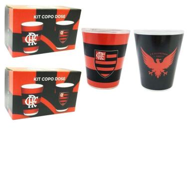 Imagem de Kit 6Un Copo Vidro Dose Shot 60Ml Pinga Cachaça Tequila Time