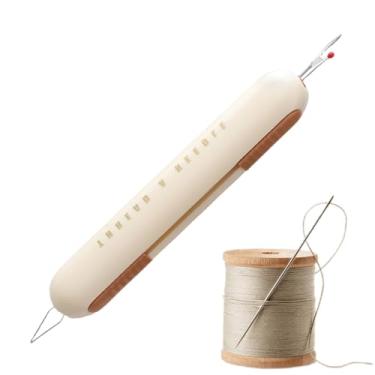 Imagem de Passadores de agulha para costura manual | 2 em 1 ferramenta de corte de costura rosqueadora de agulha | Suprimentos de remoção rápida de rosqueamento para uso doméstico, idosos, bordados, bordados