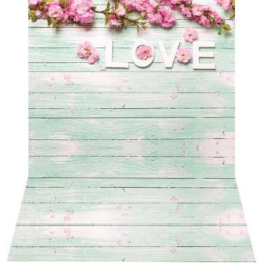 Imagem de Fundo Fotográfico Newborn Em Tecido Love 1,50x2,20 - Mix estilos