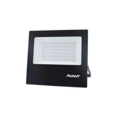 Imagem de Refletor Led Slim 100 Watts 3000k Bivolt Para áreas Externas - Avant