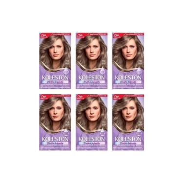 Imagem de Coloraçao Koleston 718 Louro Medio Perola - Kit C/6Un
