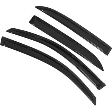 Imagem de Viseiras de janela de fita para Chevy Equinox 2005-2009 e Pontiac Torrent 2006-2009, defletores de vento de janela automáticos laterais, ventshade, protetores de chuva para carros/caminhões