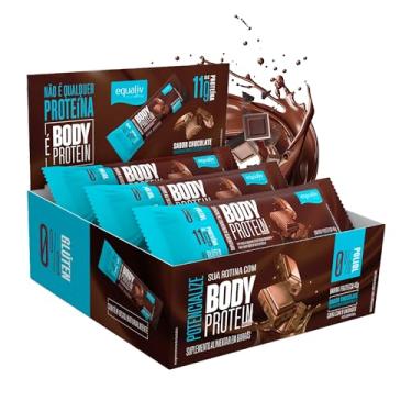 Imagem de Body Protein Cacau Barra, 9 unidades, Equaliv