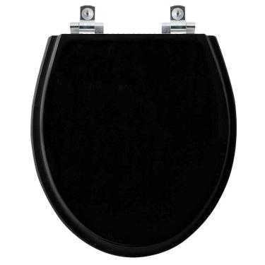 Imagem de Assento Sanitário Soft Close Windsor ébano (preto) Para Vaso Deca