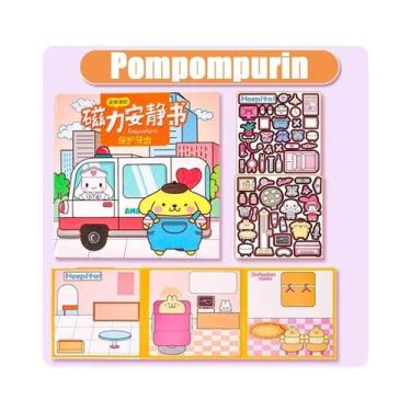 Imagem de Livro Magnético Silencioso DIY Para Meninas Sanrio Kuromi Cinnamoroll 