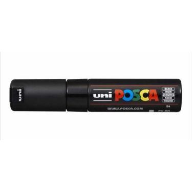 Imagem de Kit de Canetas Posca 1 Pc-8K Preta e 1 Pc-5m Branca -Uniball