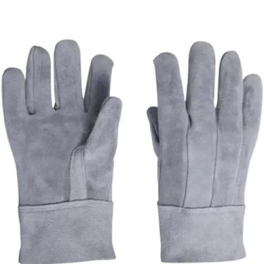 Imagem de Luva Segurança Raspa Punho Curto 15cm Luveq CA 26749 EPI Proteção