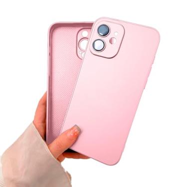 Imagem de Capinha Compativel com iPhone 12 Verso Vidro Fosco Bordas de Silicone Luxuosa Premium Com Proteção de Camera