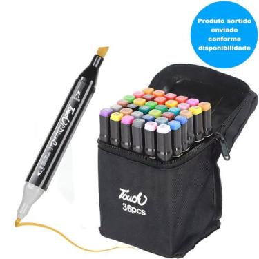 Imagem de Conjunto de Canetas Hidrográficas - 36 Peças - Sortido - Touch