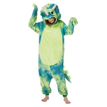 Imagem de Macacão e pijamas Loiahoer Triceratops Dragon Tie-dye