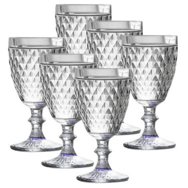 Imagem de Conjunto 6 Copos Vidro Bico De Abacaxi Elegante - WELLMIX
